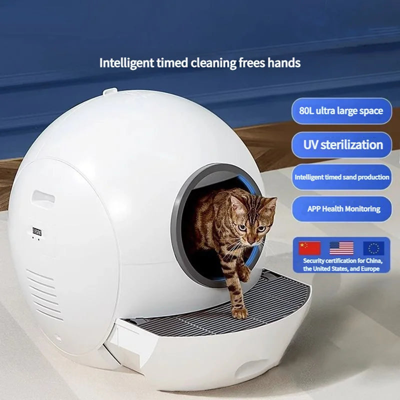 Robotic Self-Cleaning Litter Box