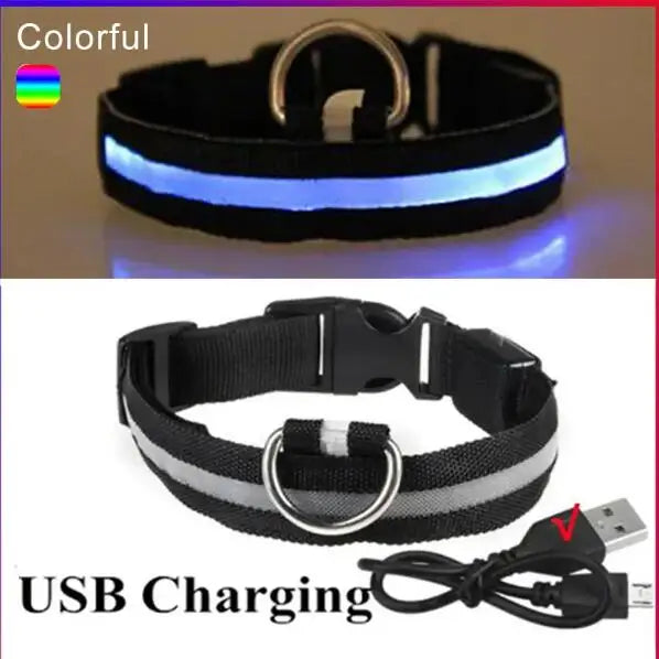 LED Glowing Dog Collar