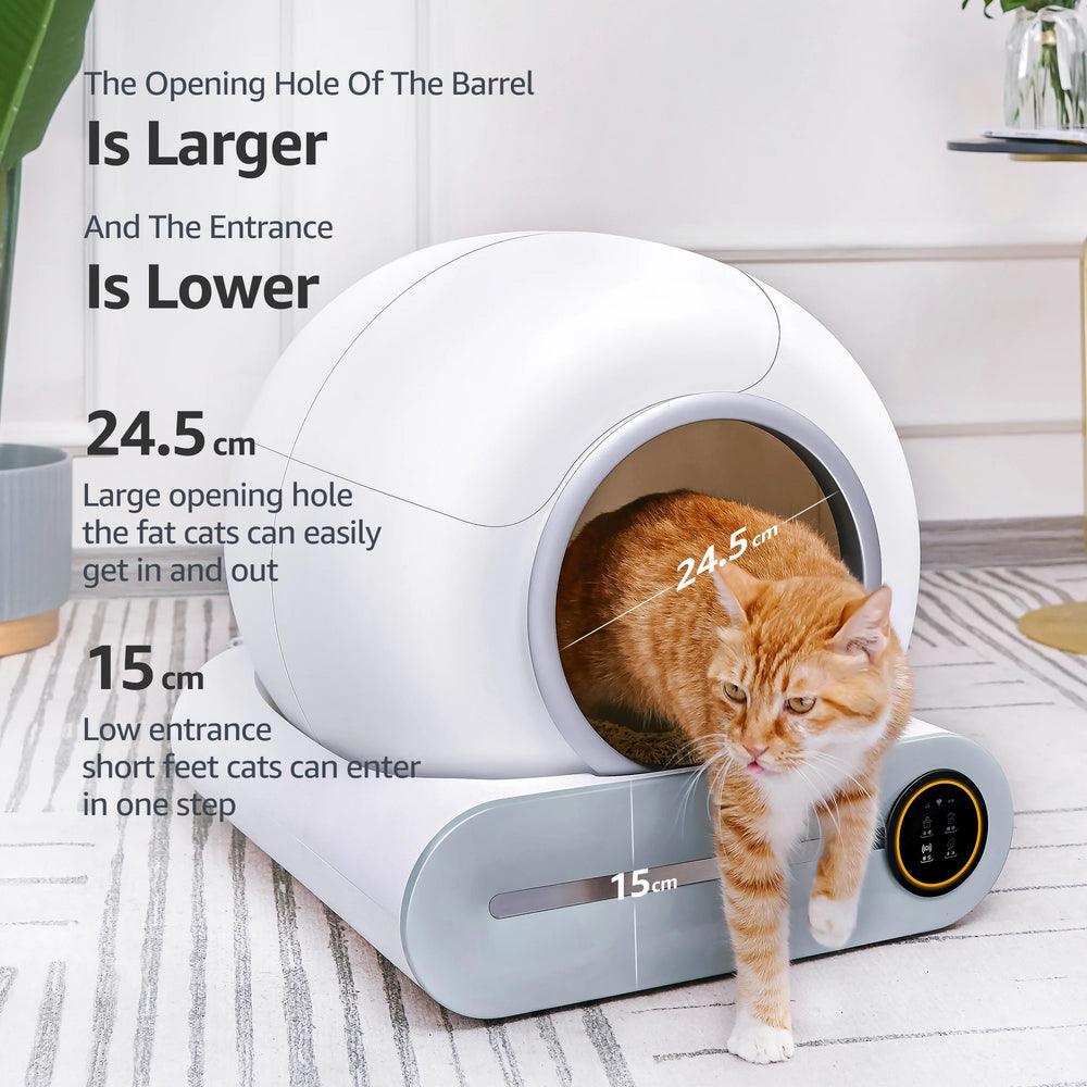 Self-Cleaning Cat Litter Box App Controlled