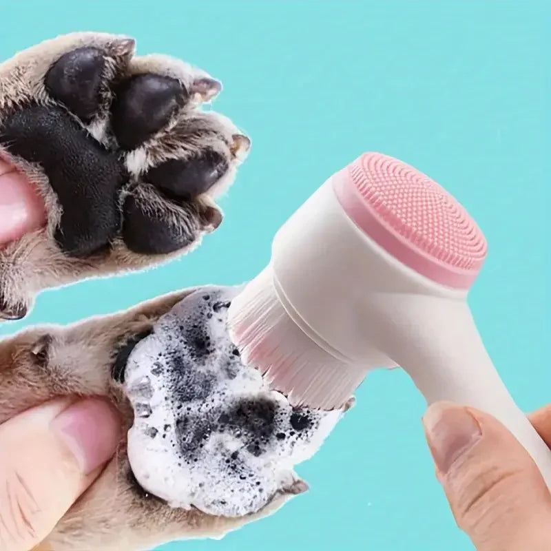 Manual Pet Paw Cleaner & Massage Brush